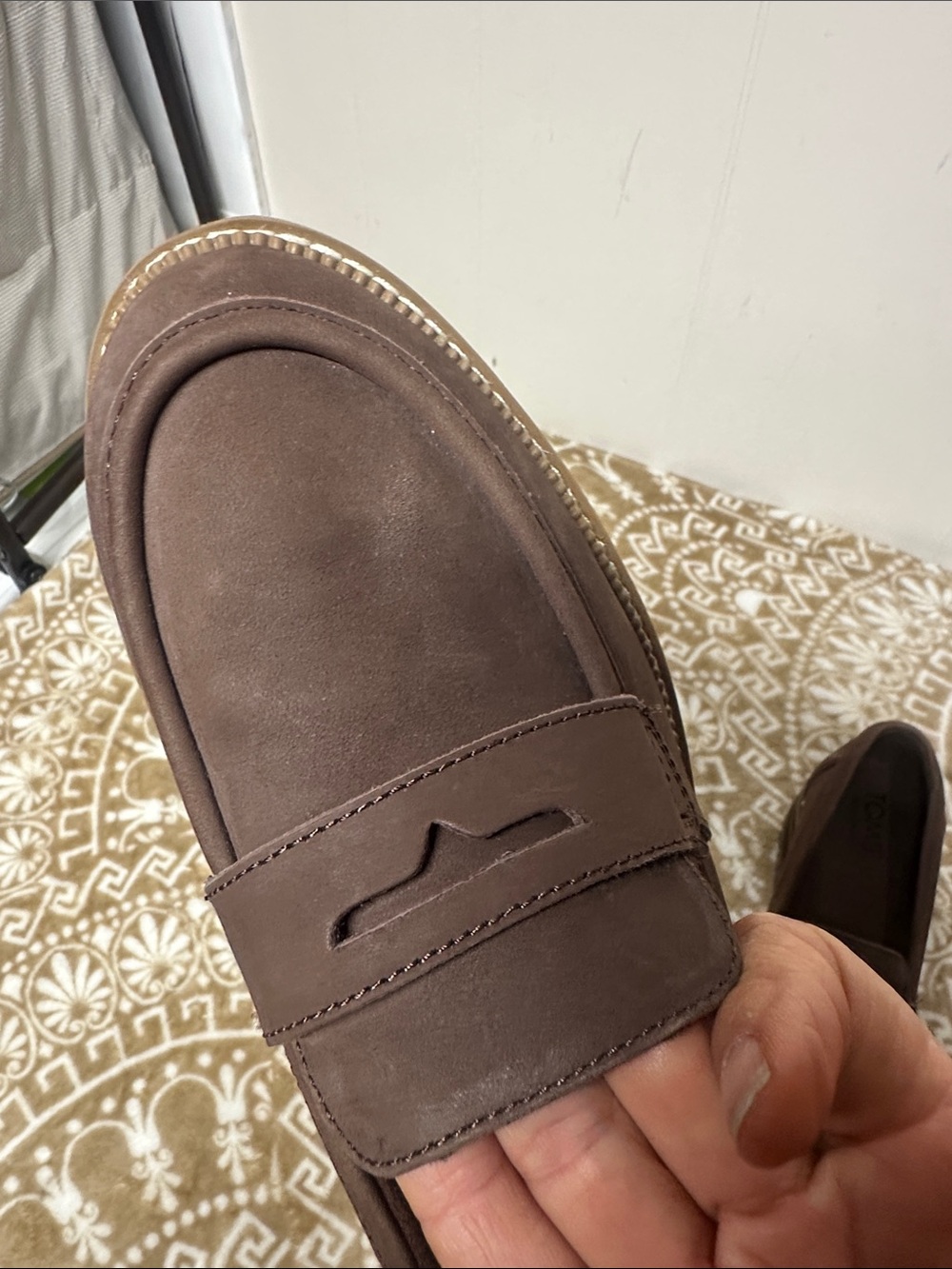 Toms Brown Lug Sole Penny Loafer - Picture 11 of 11